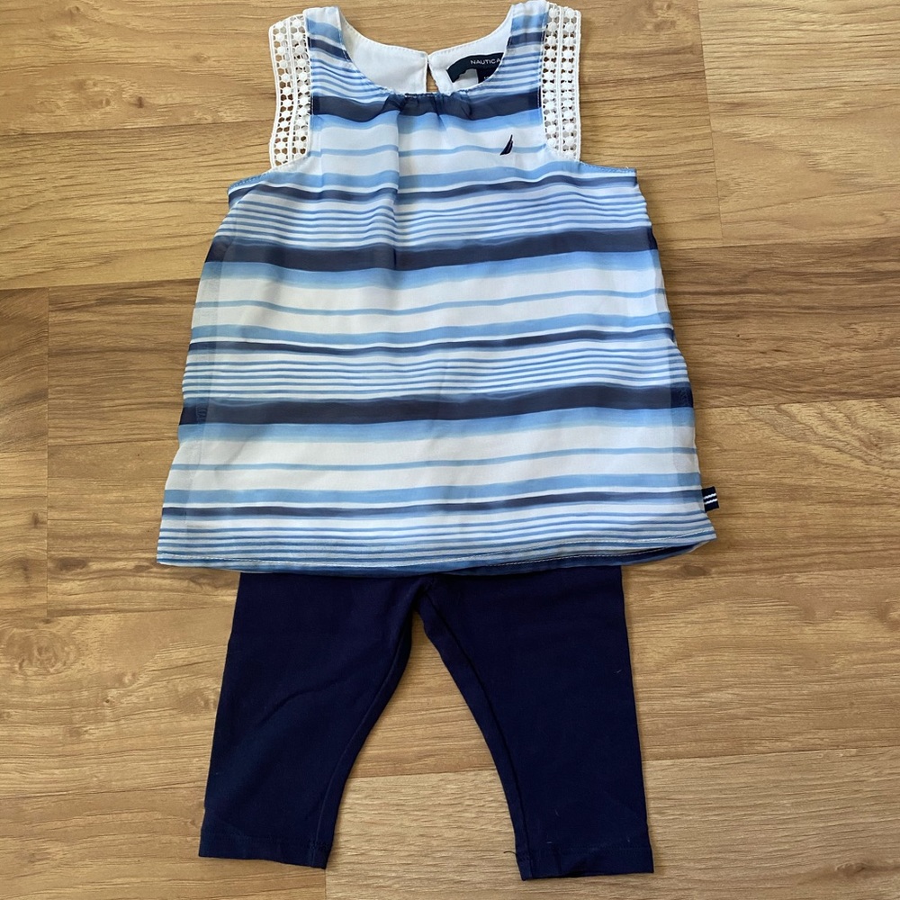 Brand New Nautica top and leggings